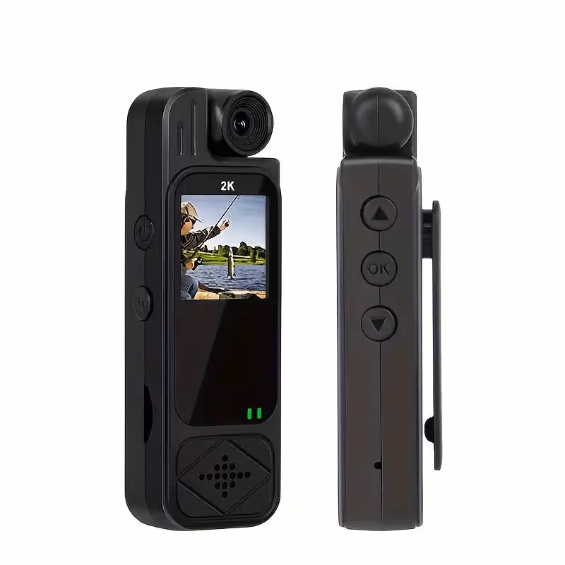 2K Ultra HD Video Recording Camera - Portable, Rechargeable, 180° Rotating Handheld Stabilizer - Image 2