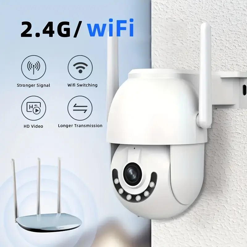 296P PTZ Dome Camera, 360° Rotatable with Automatic Tracking, Night Vision, Two-Way Audio - Image 6