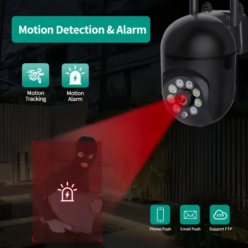 JOOAN 360° PTZ Wireless WiFi Security Camera – ULTIMATE INDOOR PEACE OF MIND! - Image 9