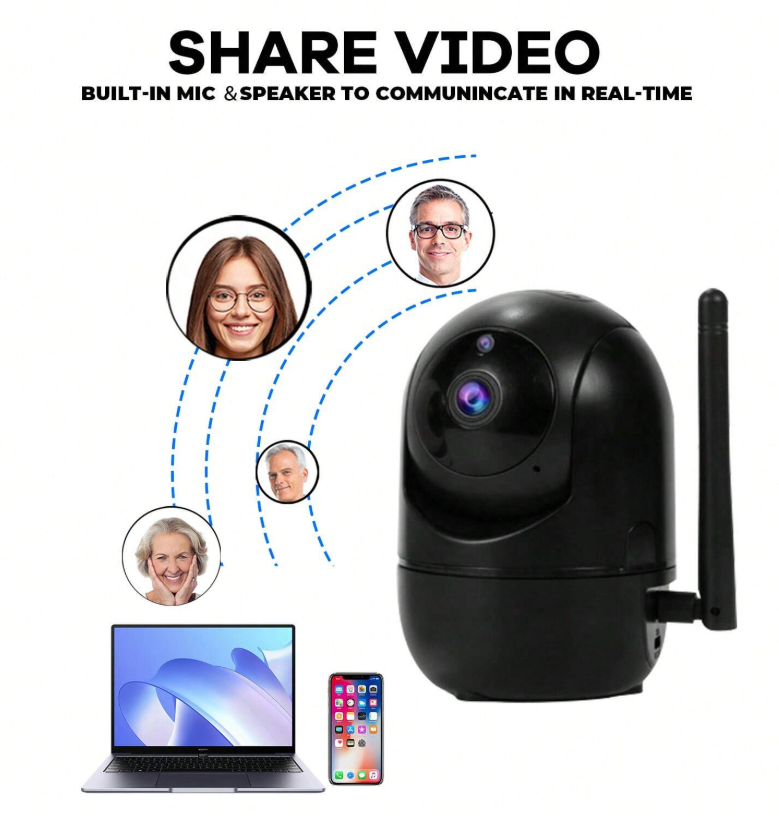 Smart 5MP Wi-Fi Security Camera – Your Ultimate Home & Business Protection - Image 3
